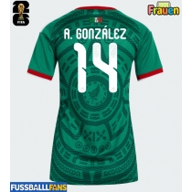 Mexiko Armando Gonzalez #14 Heimtrikot Frauen WM 2026 Kurzarm